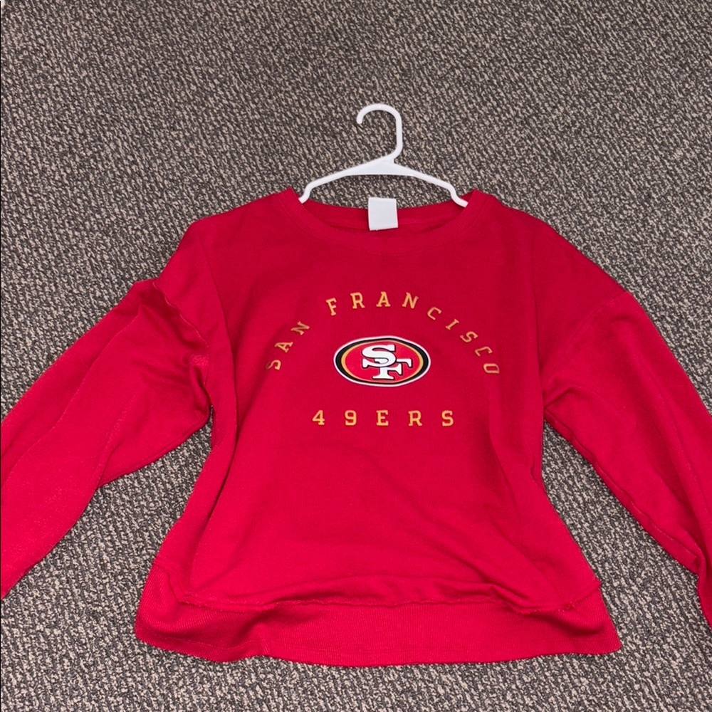 🌹49ers Distressed Crewneck